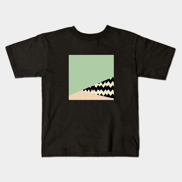 Geometric Pattern Kids T-Shirt by Kikabreu